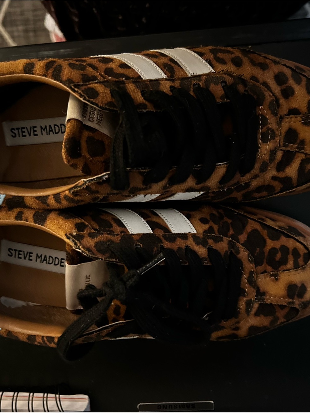 Steve Madden Leopard Print Sneakers - Women’s 8